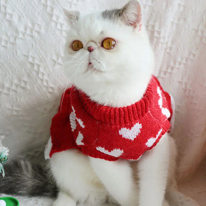 Festive Princess Dress Sweater for Dogs at Christmas